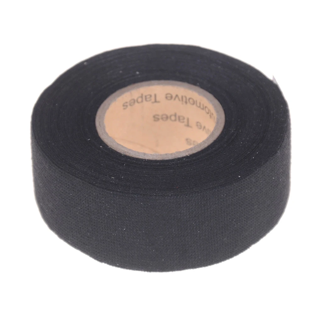 

1Roll 32mm*12m fabric Cloth Tape automotive wiring harness glue high temperature tape For Car 32mmx12m Adhesive Tape Cable Looms