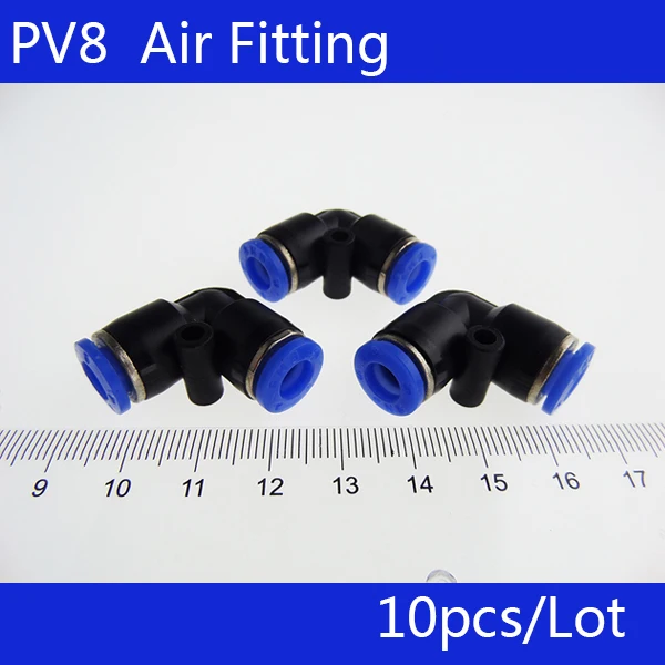 PV-8 Right Angle Pneumatic Tube Fitting Male Elbow PV-8 for Automation Equipment Refrigerator Ro System Durable Plastic Check Valve 8mm PV-8 Right Angle Pneumatic Tube Fitting Male Elbow PV-8 for Automation Equipment Refrigerator Ro System Durable Plastic Check Valve 8mm