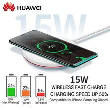 HUAWEI QI Беспроводное зарядное устройство тип C CP60 WPC Smart 15 Вт Max HUAWEI mate 20 Pro RS совместимый для IPhone samsung Xiaomi
