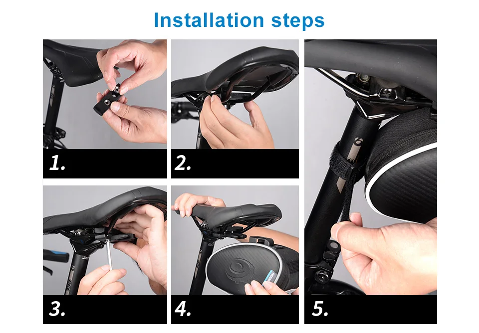 Discount ROSWHEEL Bicycle Saddle Bag Seat Post Storage Tail Pouch Cycling MTB Road Bike Rear Pannier Back Package Tool bags Accessories 12