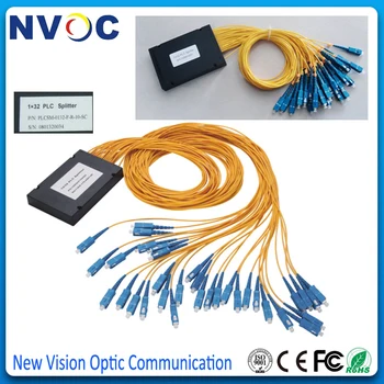

1x32 ABS Box 2.0mm 1M SC/UPC PLC Splitter Module,1*32 ABS Package Fiber Optical PLC Splitter SC FC LC ST Module