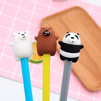 

36 pc/lot Funny bear panda animal Gel ink pen/creative cartoon student office fountain water pen / signature pen