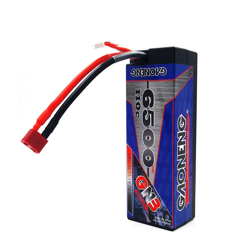 Gaoneng GNB 6500mAh 3S1P 11,1 V 110C/220C Hardcase LiPo battery Deans разъемы Т-образный Разъем для RC автомобиля четыре привода внедорожных RC лодки