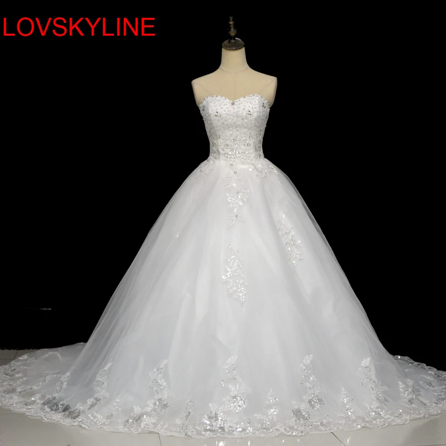 Бальное Платье Свадебные платья без бретелек рукавов со шлейфом|vestido de noiva|de noivagown