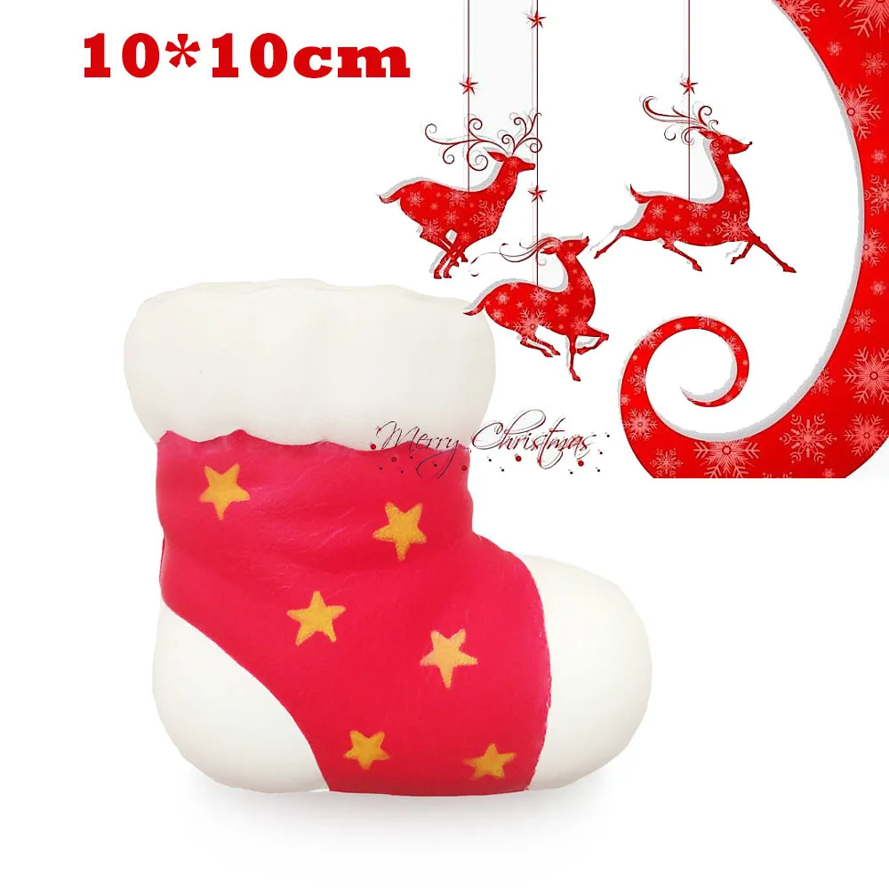 Снятие Стресса рождественские носки Ароматические супер замедлить рост детские игрушки Squeeze Toy рост салфетки анти-стресс игрушки B2