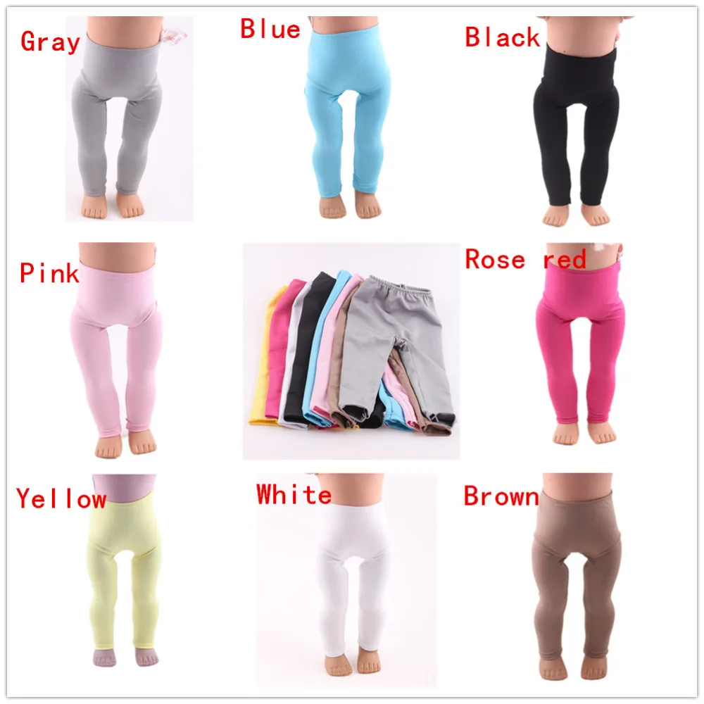 Leggings de poupée, 9 Styles, pour poupées américaines 18 pouces et poupées Reborn 43cm. Le meilleur cadeau pour une génération de filles