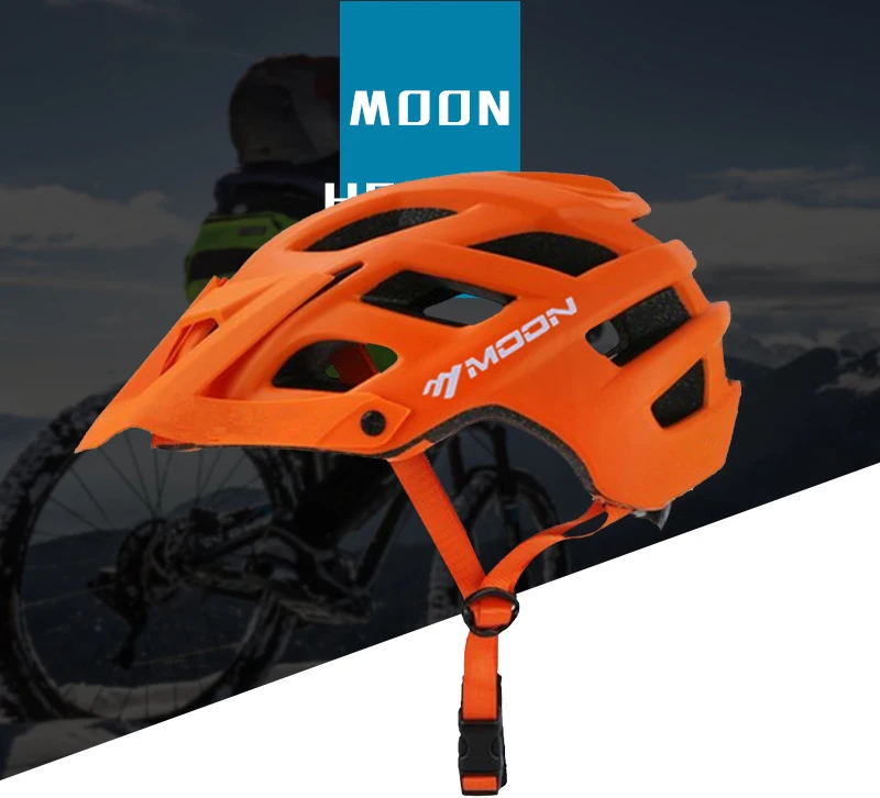 MOON MTB велосипедный спортивный защитный шлем внедорожный супер горный велосипедный шлем для езды на открытом воздухе защитный шлем