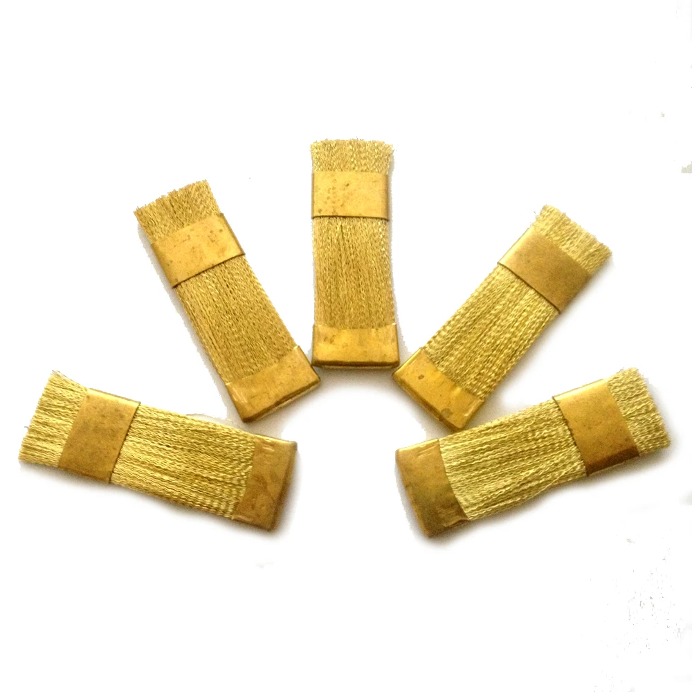 

5 pcs/lot Dental material Copper Flat brush for burs,needles,tips,file,2 models,Material:Copper,Nylon.