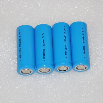 

2 3 4 5 6pcs IFR 3.2v 18500 rechargeable LiFePo4 battery lithium ion li-ion cell 1200MAH for LED flashlight torch and speaker