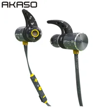 AKASO bx343 Sport Wireless in ear font b Headphone b font Bluetooth IPX5 Waterproof Earbuds Headset