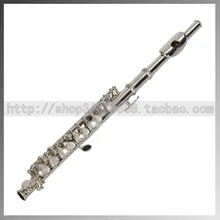 Изысканный пикколо флейта музыкальный инструмент продукт никель посадили