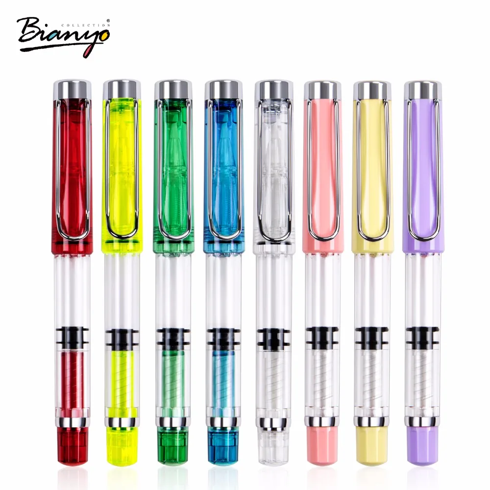Kopen Bianyo Schrijven Aquarel Borstel Pennen 8 Kleuren Nylon Haar Schilderij Borstel Kalligrafie Pen Artist Supplies School Student Borstels