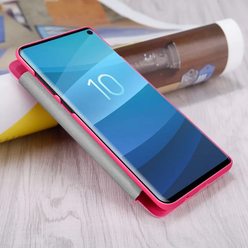 Чехол для samsung Galaxy S10 Plus/S10E/S10, чехол NILLKIN с блестящей откидной крышкой, жесткий чехол для телефона S10 S10+, чехол для телефона