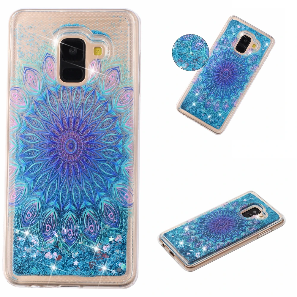 Мягкие жидкие динамические Чехлы для Samsung Galaxy A8 A5 2018 SM A530 A530F A530F/DS
