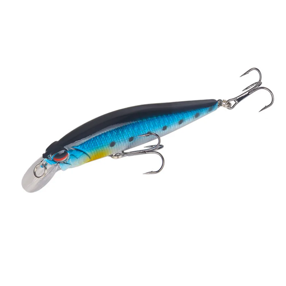

1pcs Minnow Fishing lure 11cm/14g High Quality Artificial Hard Wobbler Crankbait Floating 4# Treble Hooks Plastic Fish Isca