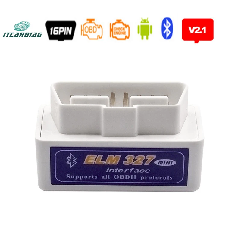 

2019 Car OBD2 Diagnostic-Tool Super MINI ELM327 V2.1 Bluetooth Code Scanner Interface OBDII ELM327 Support Most OBD2 Protocols