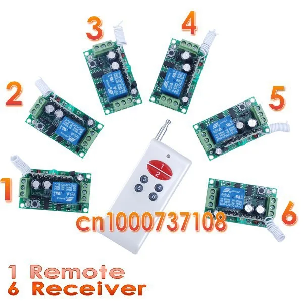 DC12V10A 1ch Беспроводной Дистанционное управление переключатель Системы Радио Управление Системы свет Управление Системы обучение