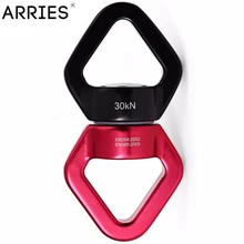 Йога поворотный разъем Pro скалолазание карабин Универсальное кольцо-держатель для 30kN 360 ротатор вращения качели Спиннер соединитель каната