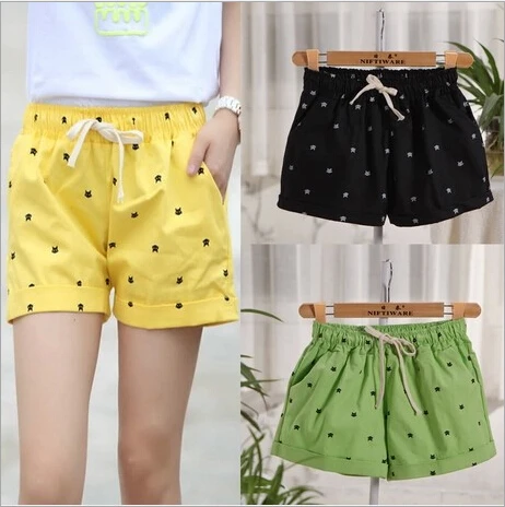 printed shorts for ladies