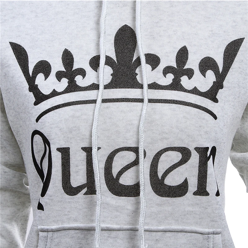  Couple Hoodie Fall Winter Civvies Women grey Hoodie Men Long Sleeves Sweatshirts Fleeces Clothing L