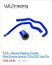 WLR RACING-комплект силиконовых шлангов радиатора для K20-K24 SWAP EG EK CRX EF SOL INTEGRA CIVIC черный и желтый WLR-LX1306BK-QY