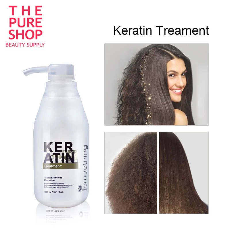 Purc Brazilian Keratin Hair Treatment 300Ml Formalin 5% Straightener And Treatment For Damaged Hair Hair Care Purc Brazilian Keratin Hair Treatment 300Ml Formalin 5% Straightener And Treatment For Damaged Hair Hair Care