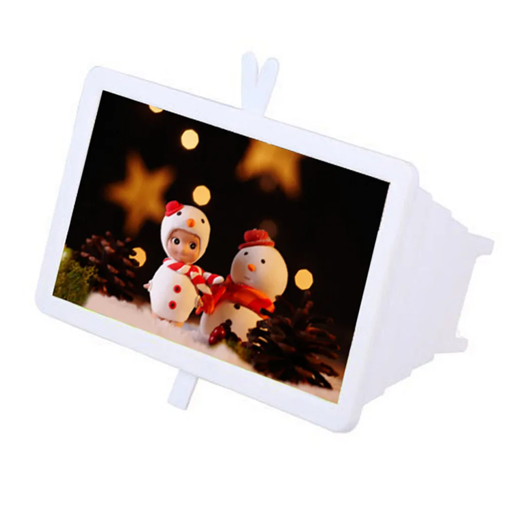 

3D Movie Video Phone 8 inch Screen Magnifier Amplifier HD Expander Stand Holder Universal Phone Stand Holder #P4