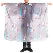 158X140cm Waterproof Carton Family Adult Salon Gown Wrap Barbers Hair Cutting Cape Pro Salon Hairdressing Cloth Styling Tools
