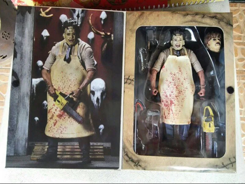 18cm NECA 40th The Texas Chain Movie Saw Massacre Action Figure Toys Collectible Model Toy (1)