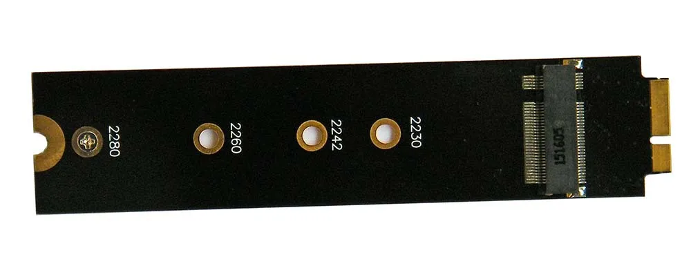 Переходная карта на 6 + 12 контактов 64G 128G 256G M.2 NGFF SSD для 512 2010 MacBook Air A1370 A1369 MC503 MC505 MC968