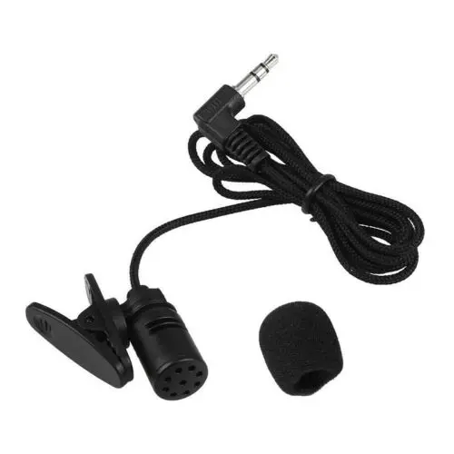 3 5 мм мини портативный микрофон конденсатор клип на лацкане Lavalier Mic проводной