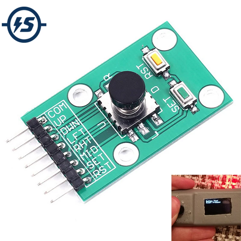 

100pcs/lot Five Direction Navigation Button Module for MCU AVR Game 5D Rocker Joystick Independent Keyboard for Arduino Module