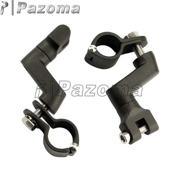 Chrome Motorcycle 1" Offset Peg Mounts Magnum Clamp For Harley Bobber Chopper Chrome Motorcycle 1" Offset Peg Mounts Magnum Clamp For Harley Bobber Chopper