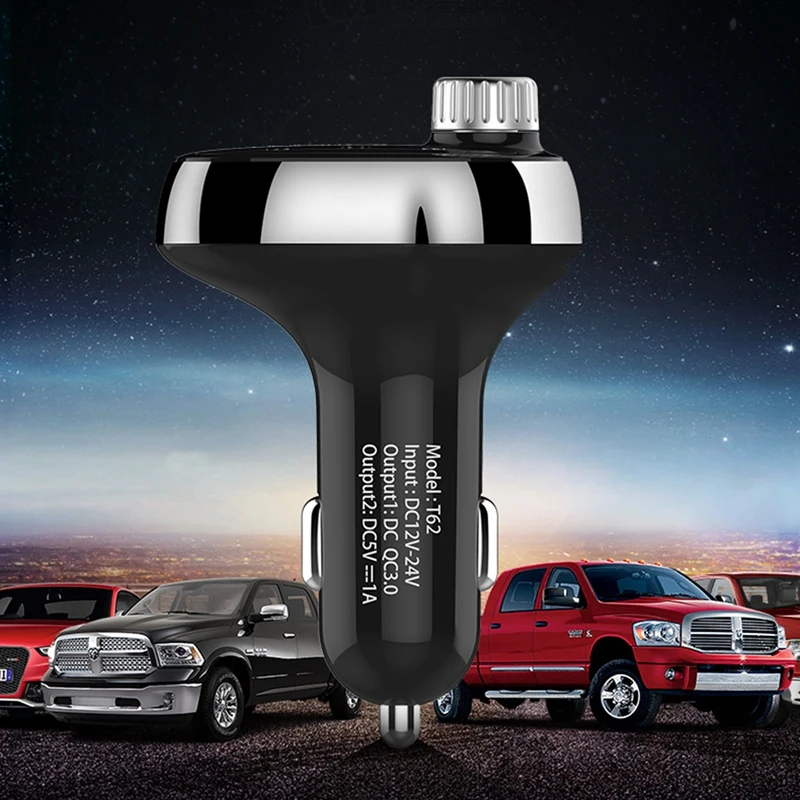 5 V/3A A2Dp fm передатчик MP3 плеер ЖК дисплей Автомобильный двойной Usb зарядное