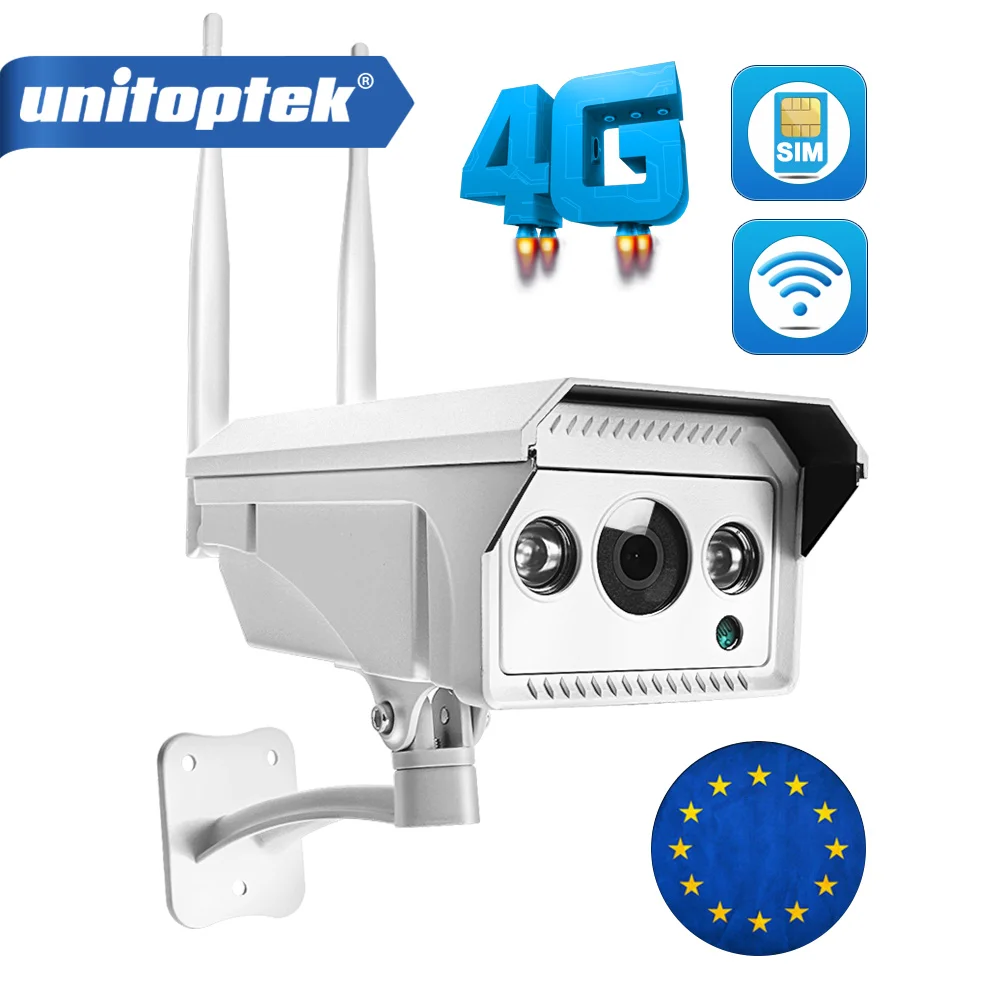 

1080P 3G 4G SIM Card Camera WIFI Outdoor HD Bullet Camera Wireless Night Vision IR 20M TF Card Slot APP CamHi