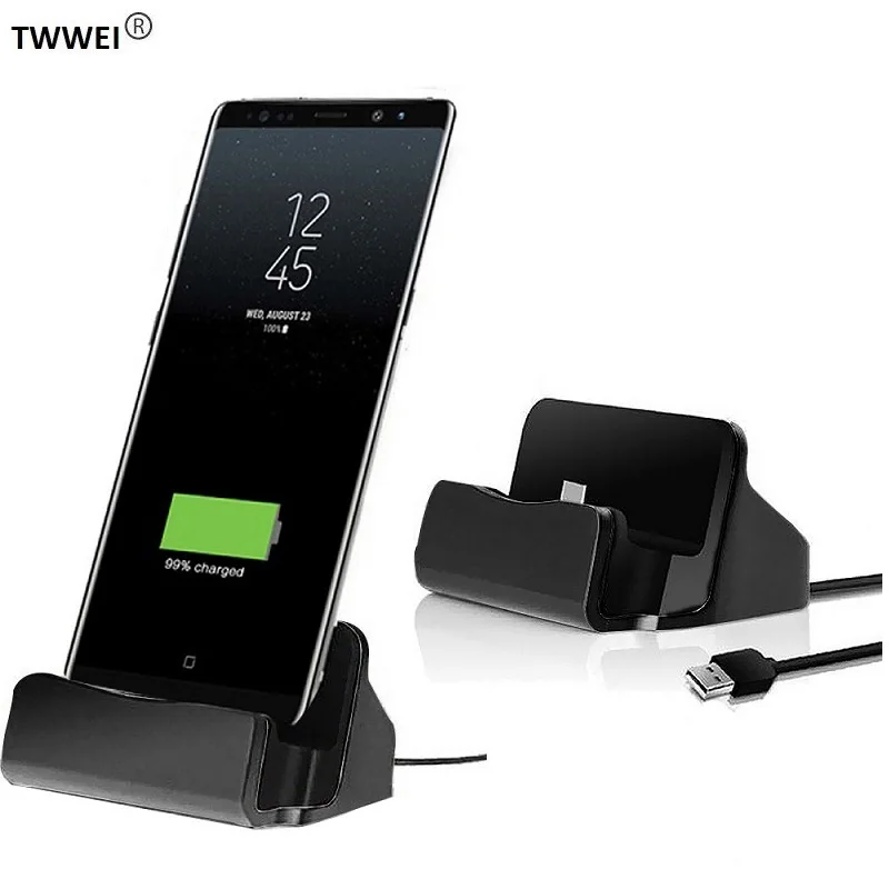 

Type C Charger USB C Charging Base Dock Station Sync Cradle Charger Docking Stand for Samsung Galaxy S10 S9 S8 Plus S7 Note 9 8