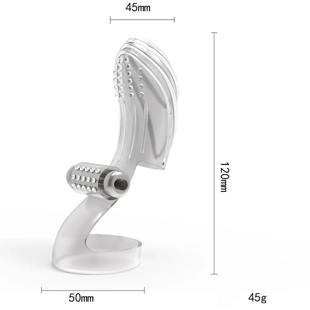  Finger Sleeve G Spot Vibrator For Women Clitoris Stimulator Climax Chastity Vagina Massage Adult Products Sex Toys For Women  (13)