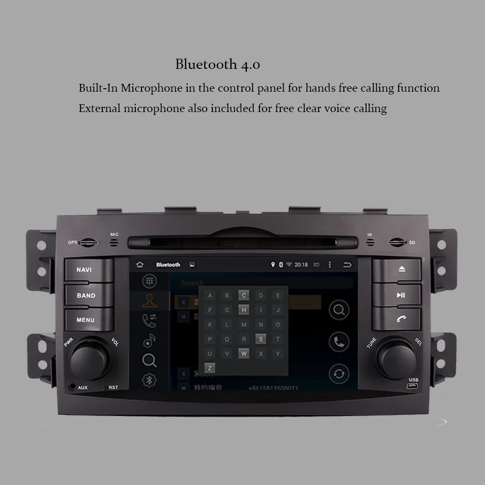 Excellent Android 9.0 system CAR DVD PLAYER FOR KIA MOHAVE BORREGO 2008-2018 BLUETOOTH Head Units radio Audio Stereo GPS Navigation Radio 3