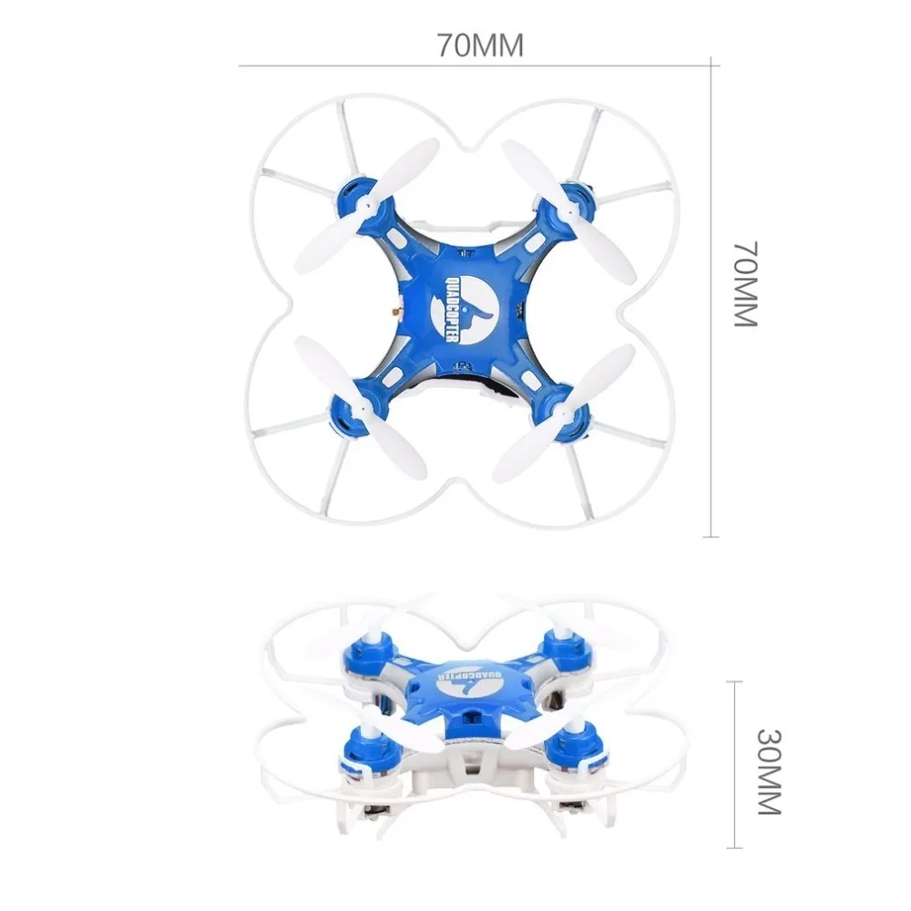 FQ777 124 RC карман Quadcopter 2,4G 4CH шесть оси гироскопа Мини Drone 360 градусов флип Безголовый режим один ключ возвращение RTF со светом