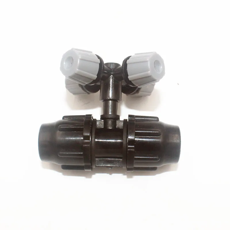 

30pcs Cross Fogger With 3/8" Lock Tee Misting Automatic Watering Sprayer Spray Atomization Irrigation Equipment M118