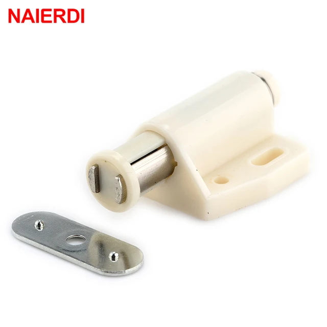 Us 0 99 40 Off Naierdi Magnetic Cabinet Catch Kitchen Door Stopper Drawer Latch Soft Close Push To Open Damper Buffers For Furniture Hardware In