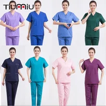 Для мужчин Для женщин доктор форма медсестры, медицинская хирургическая наборы скрабов Операционная в больнице для стоматологической клиники салон красоты спа Рабочая одежда