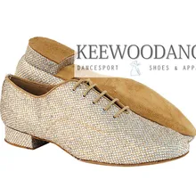 Новинка; золотистый латинский бальный танец; качественные мужские туфли для танцев; вечерние туфли; свадебные туфли;