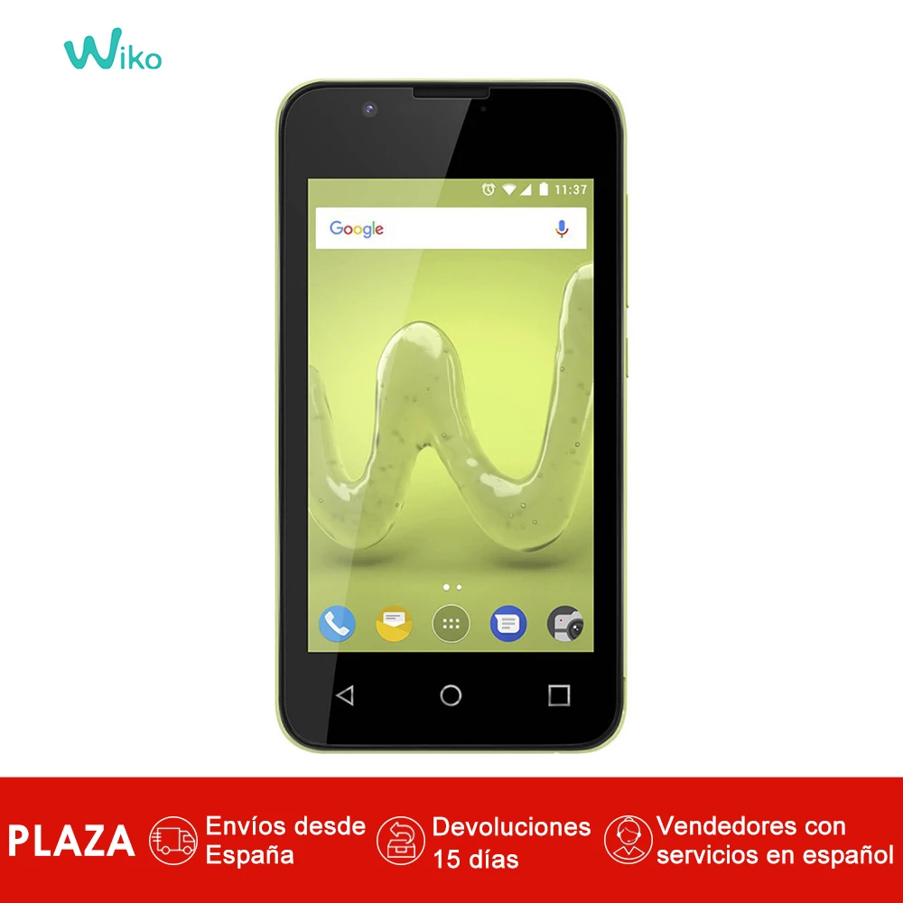 

Smartphone Wiko SUNNY 2 de 4" (Android 6.0, Memoria interna de 32 GB, Quad-Core, Doble Tarjeta SIM) Verde Mpviles libres