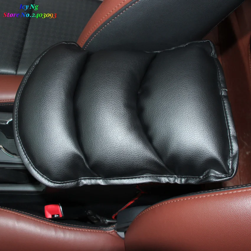 

Car Center Armrests Cover Protective Pad mats For ford focus 2 3 fiesta mondeo fusion kuga transit mustang