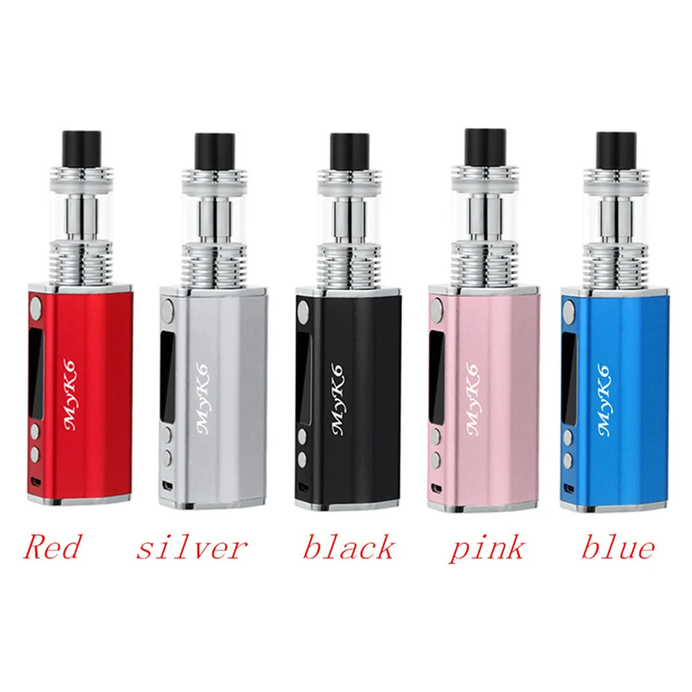 Myk6 80 Вт Vape Kit 2000 мАч батарея 510 металлический корпус 3 5 мл атомайзер электронная