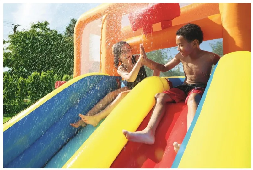 inflatable water slide 53305 Large Waterslide Playground Outdoor water slide (8)
