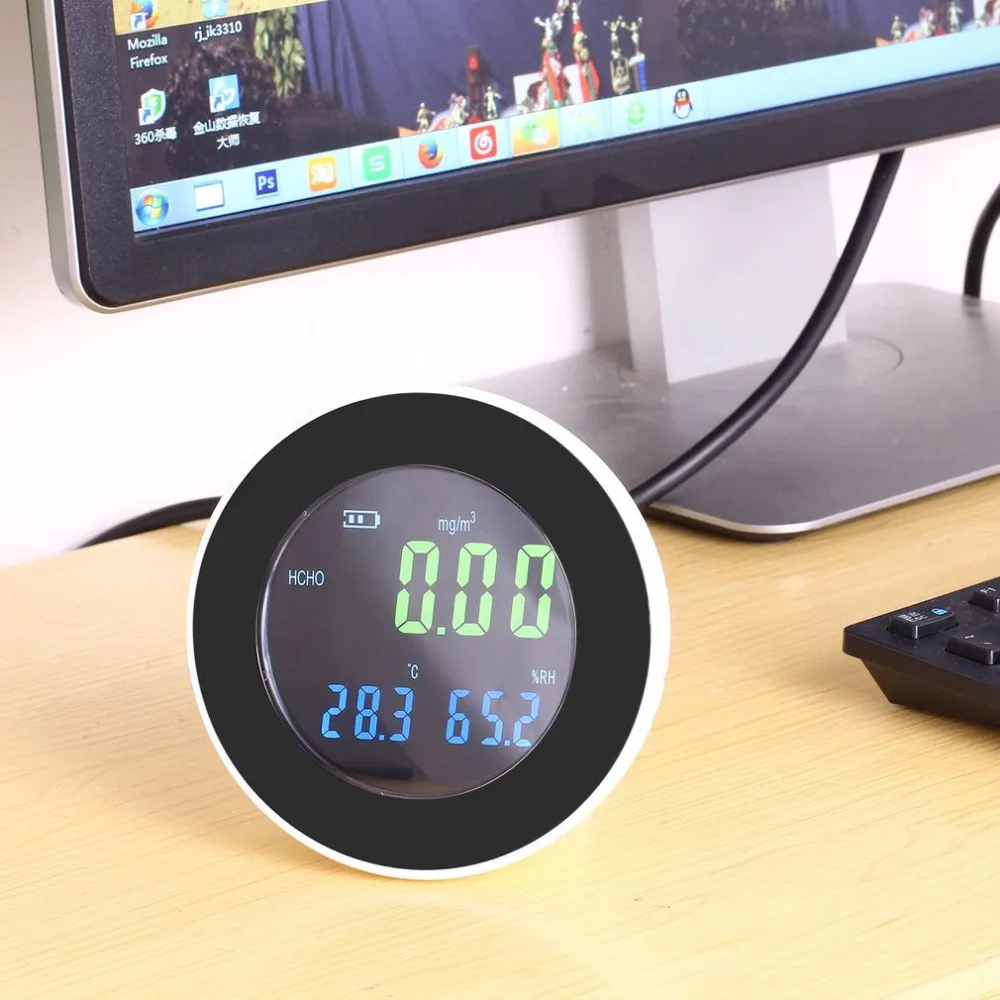 

High Sensitivity Detection Intuitive Digital Large Screen HT-501 CO2 Detector Environmental Quality Monitoring