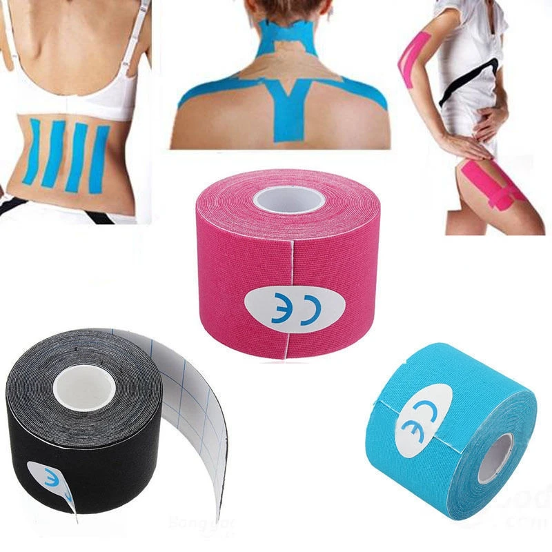 Sports Bandage Roll Kinesiology Tape Elastic Self adhesive Taping 5