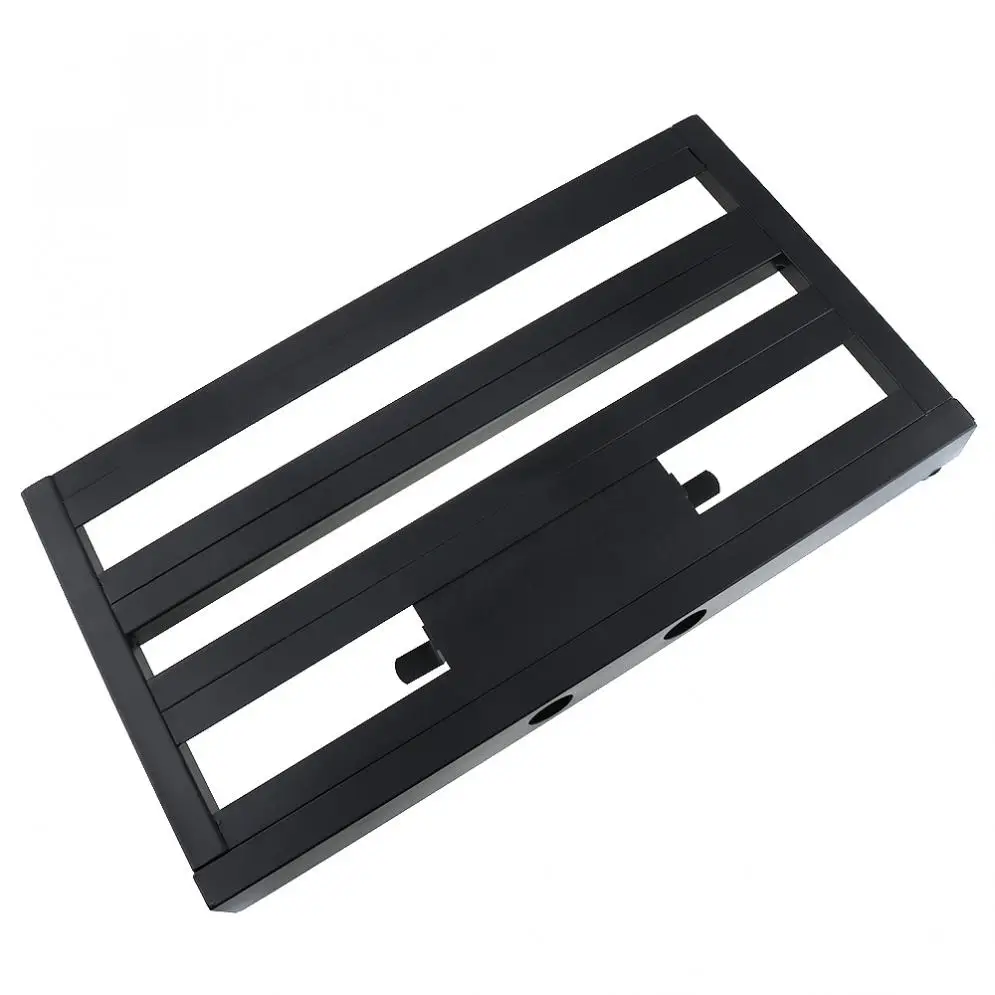 56 x 32cm Aluminum Alloy Guitar Pedal Board Setup Bigger Style DIY Guitar Effect Pedalboard with Installation Accessories